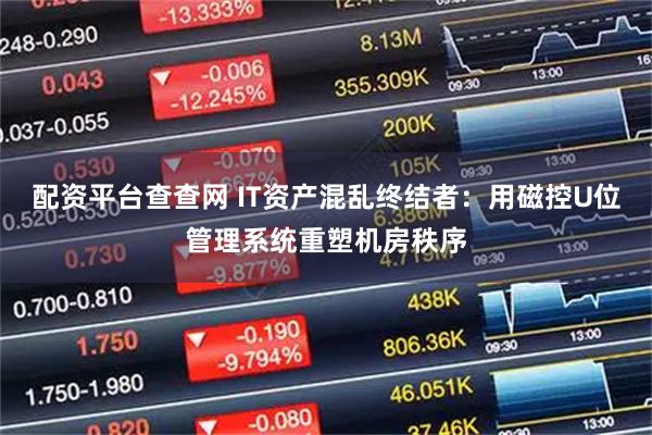 配资平台查查网 IT资产混乱终结者：用磁控U位管理系统重塑机房秩序